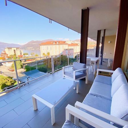 Appartamento Palazzo Di Vetro Луино Экстерьер фото